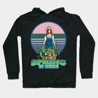 Spring is here and coming- I love to Spring Garden Hoodie